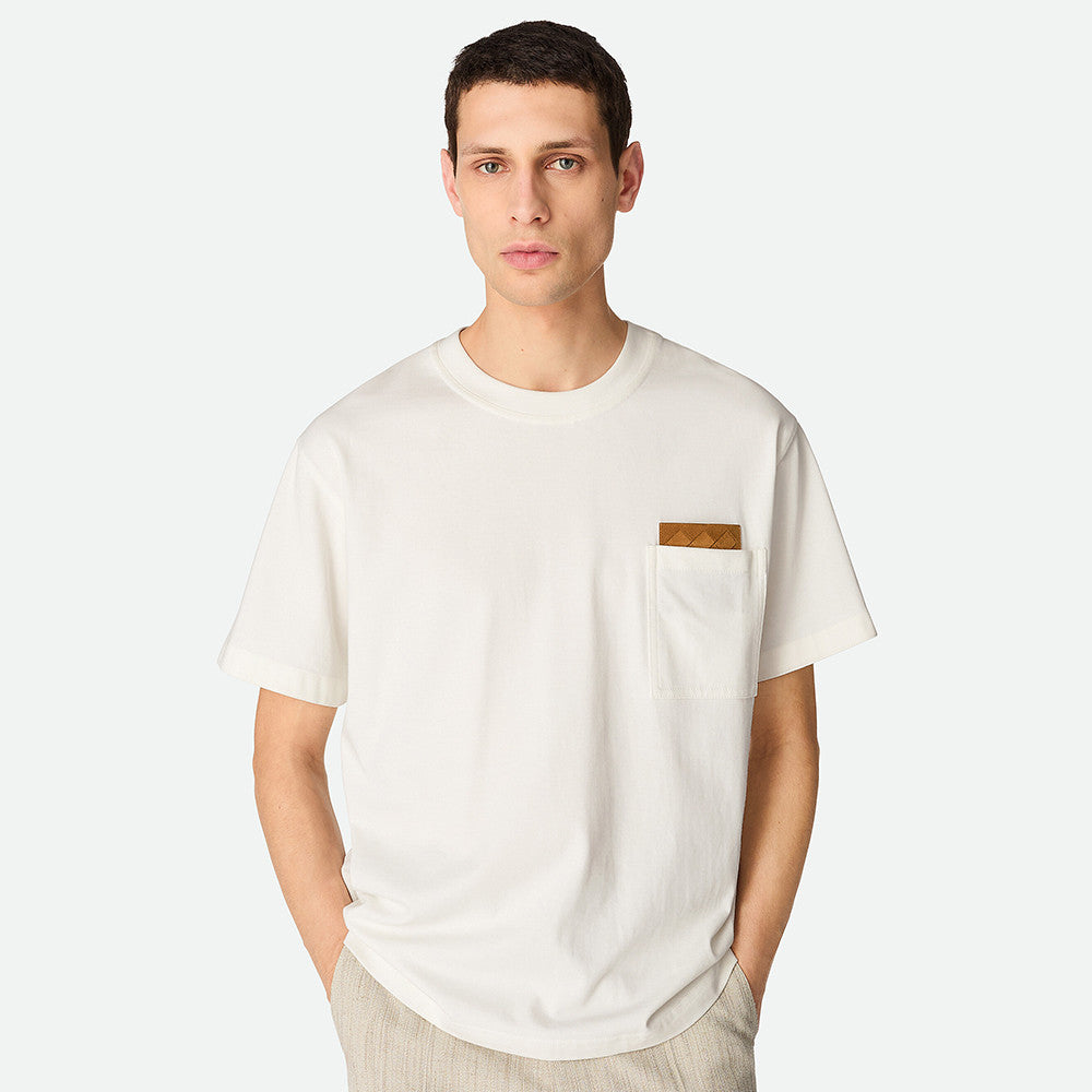 Bottega Veneta Men's and Women's Pima Cotton Jersey T-Shirt #315622