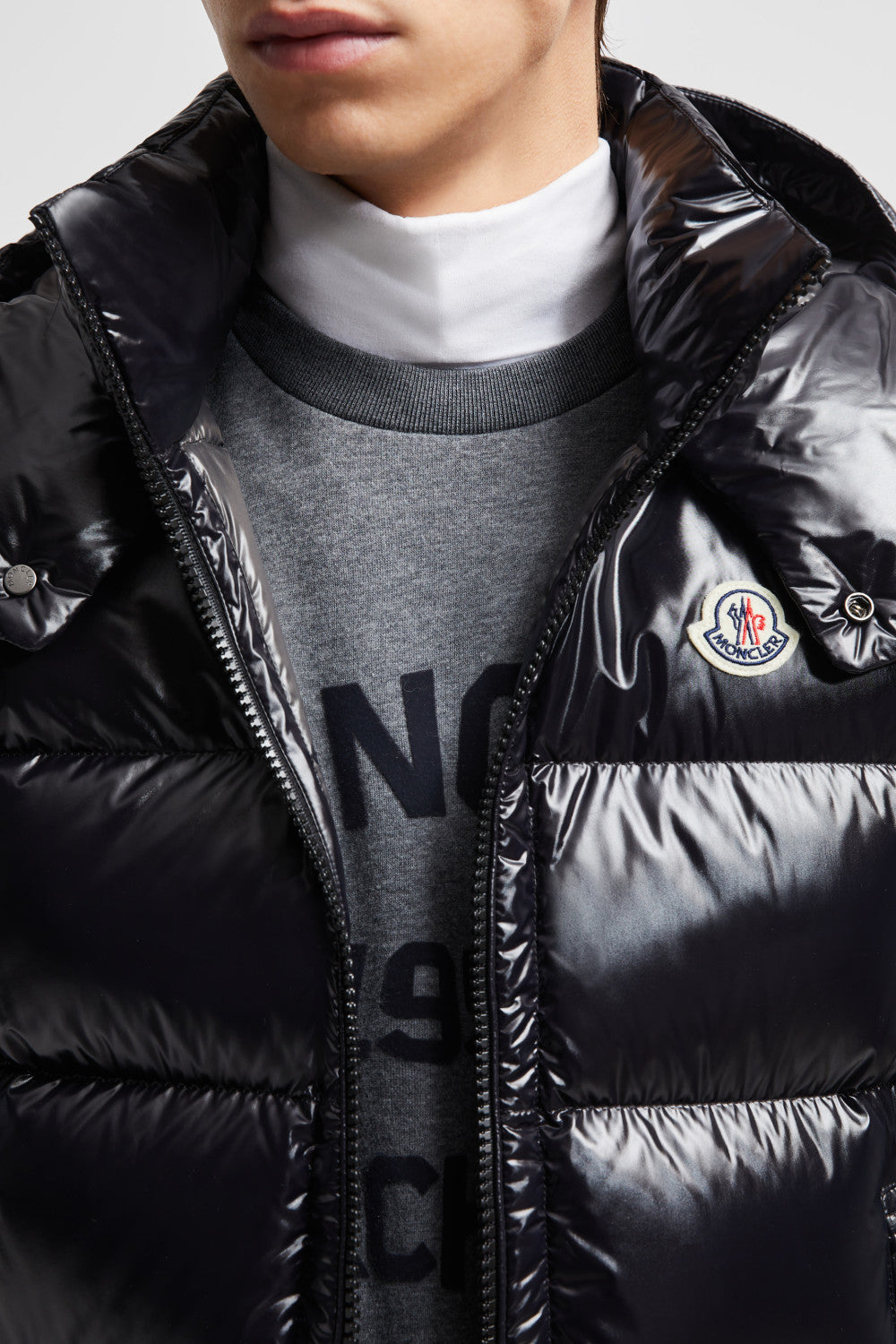 Moncler Bormes Men's Short Down Waistcoat Trend Simple Commuter Vest Jacket Fashion Zip Leisure Hooded Down Jacket Clothing  #71665