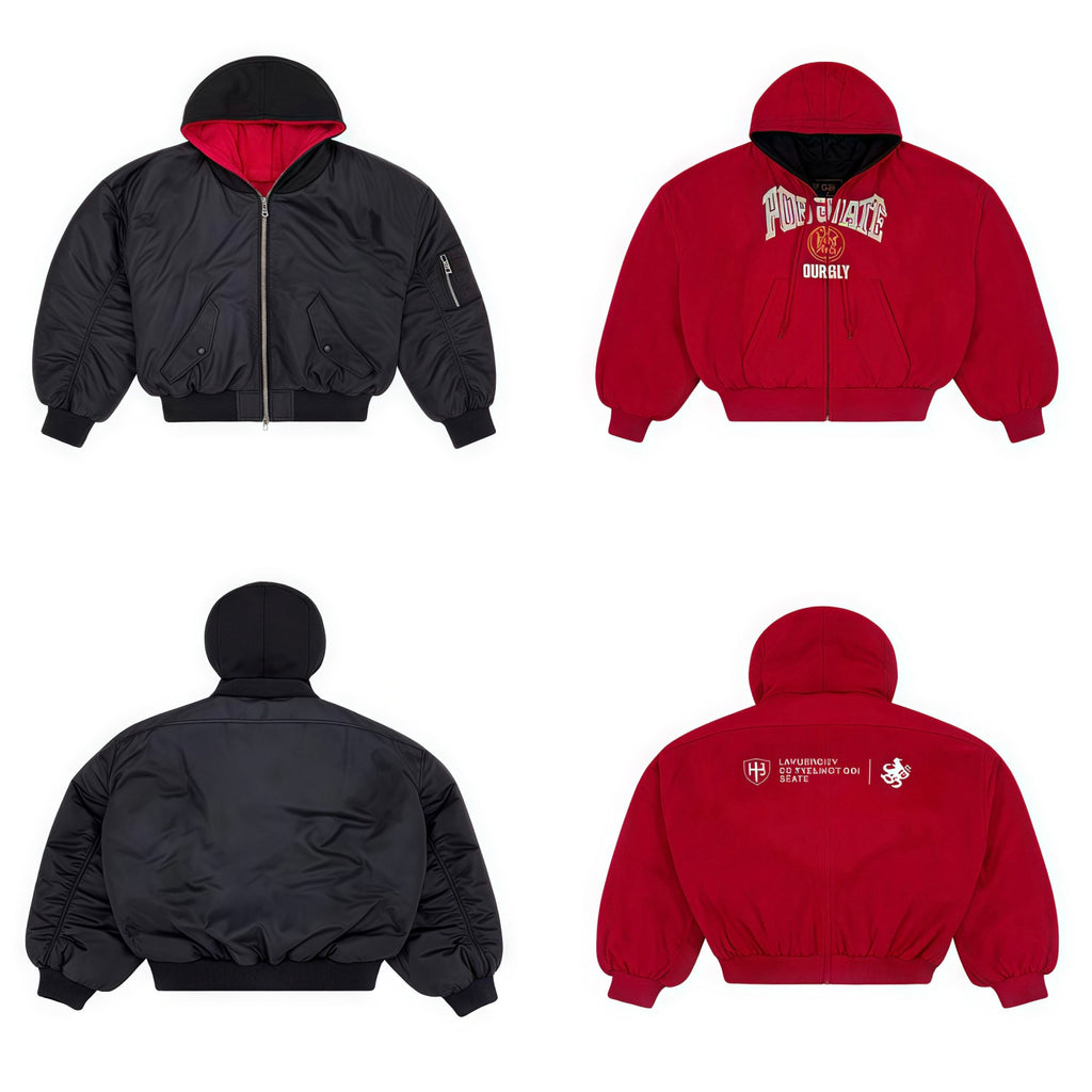 Graliz Project Vibe Reversible Hooded  Jacket  #334120
