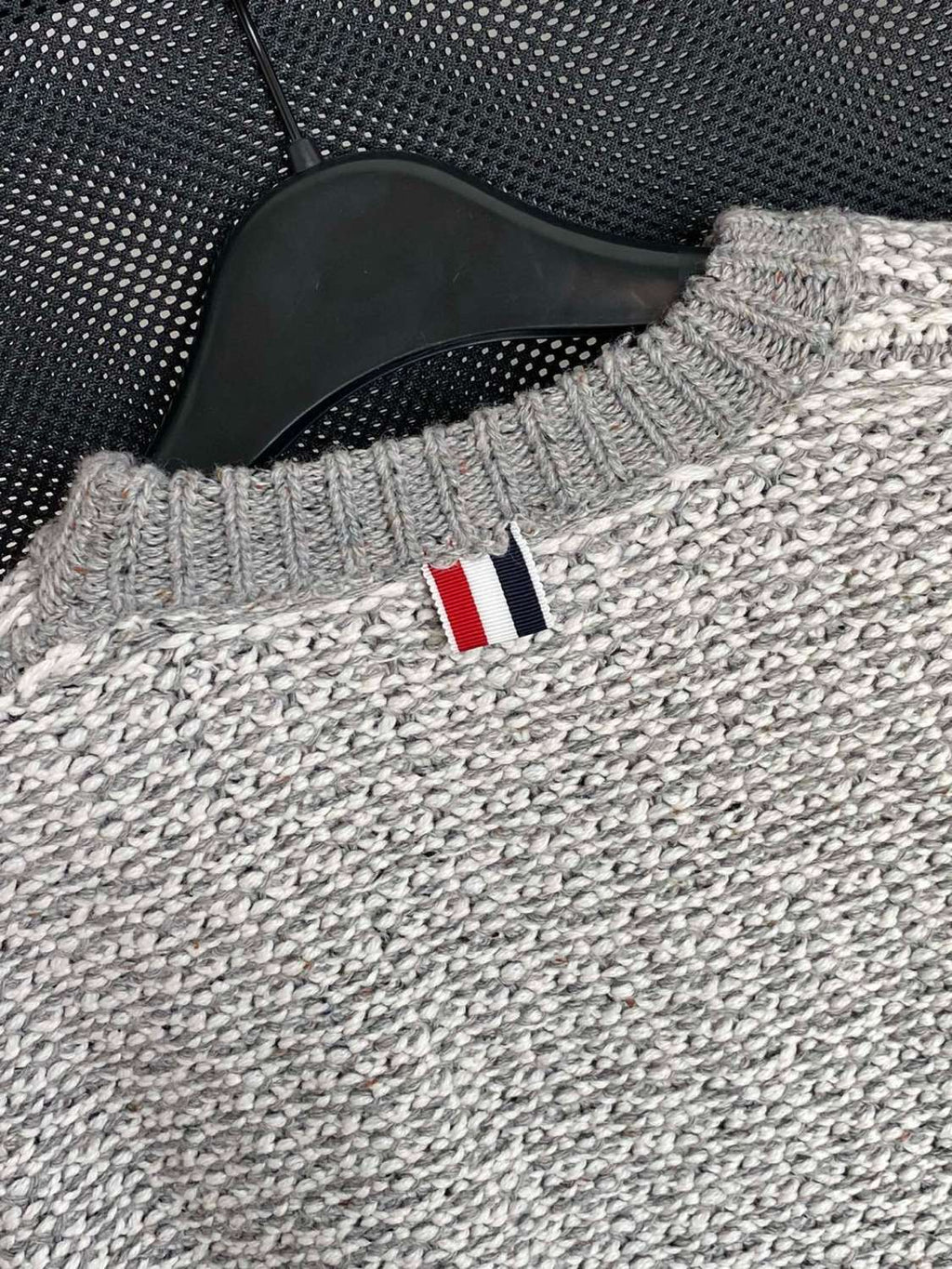 Thom Browne Men's Women's Autumn And Winter Knitted Pullover Solid Color Long Sleeve Wool Sweater Ngvp #9515