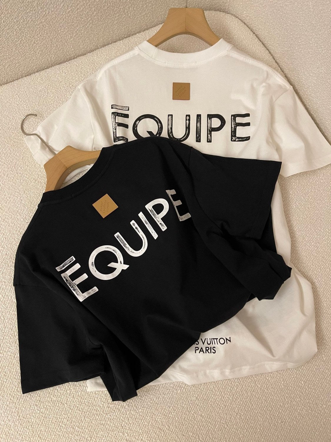 Louis Vuitton Men's Summer Solid Color Fashion Casual Round Neck Letter Print Short Sleeve T-Shirt #78315