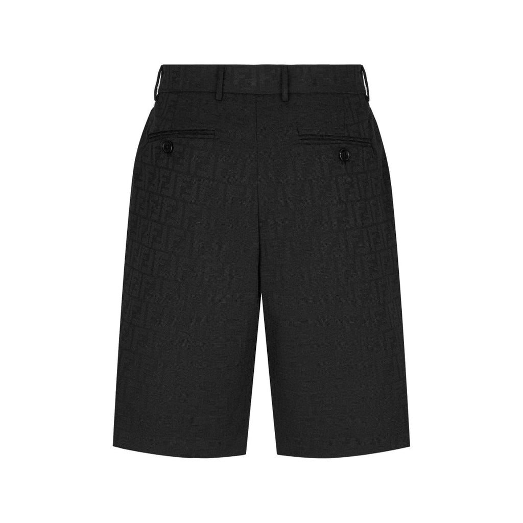 Fendi Men's Summer Solid Colour Letter Logo Print Bermuda Shorts Pants #75239