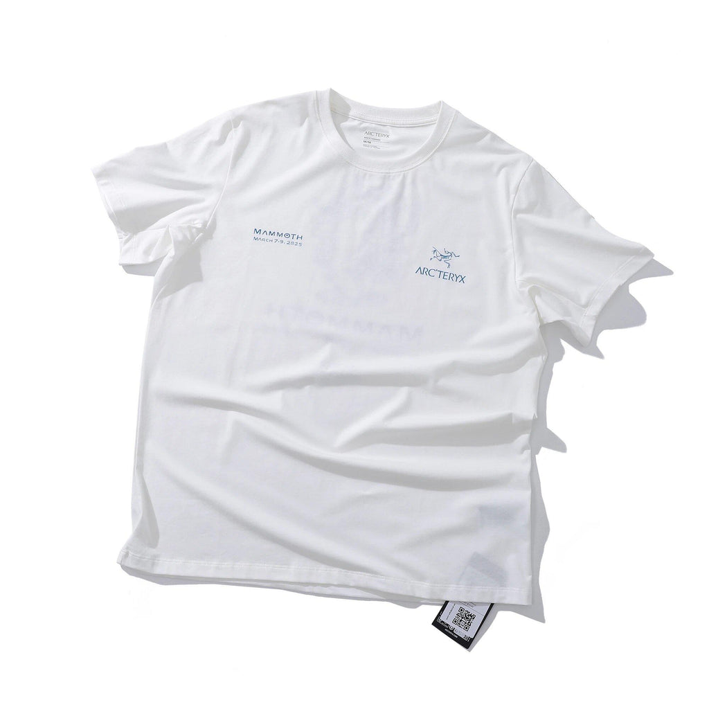 Arcteryx Men's And Women's Summer Solid Color Logo Pattern Printing Round Neck Short Sleeve T-shirt #76196