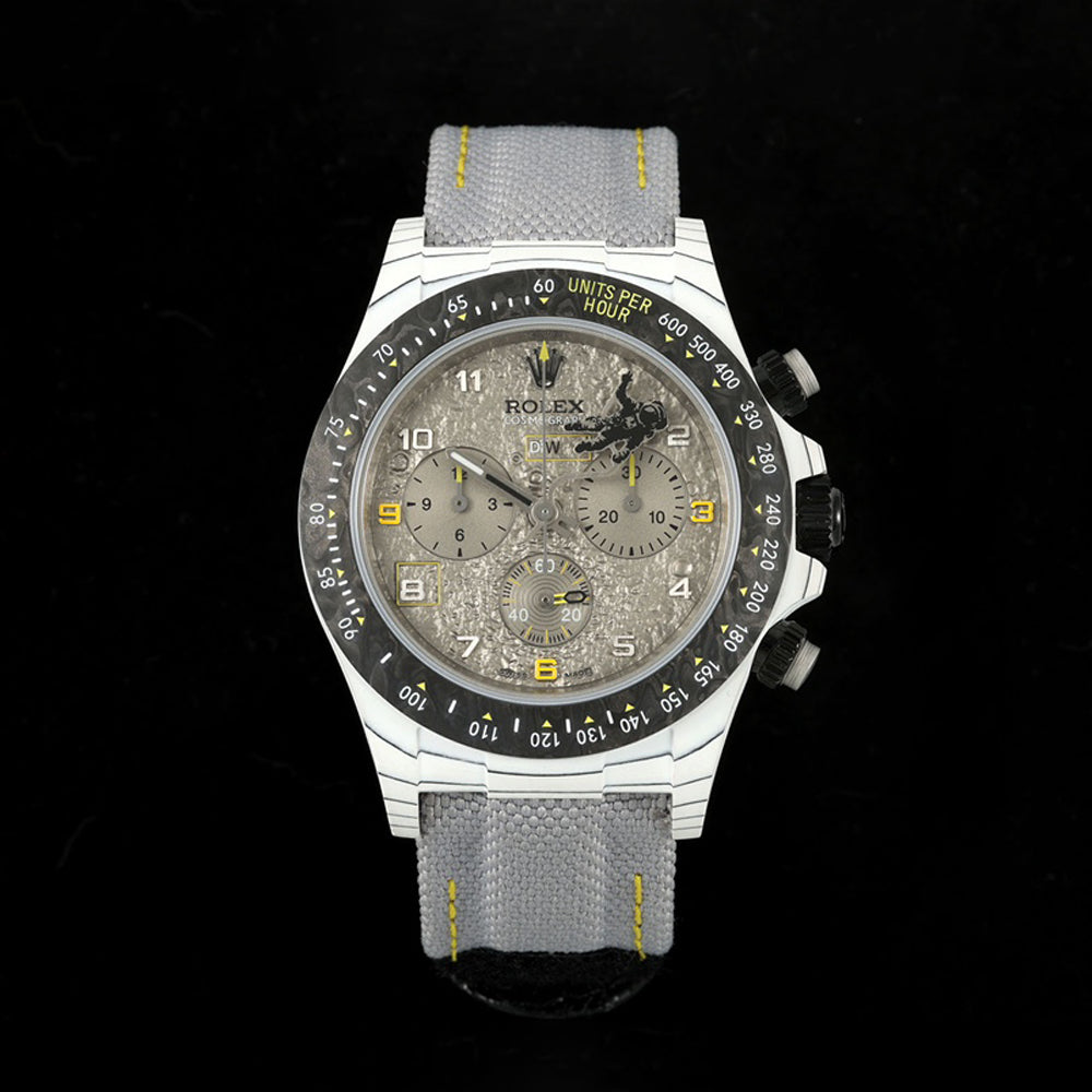 Rolex Men's Translucent Astronaut 3-D Embossed Moon Dial Mechanical Watch #72539