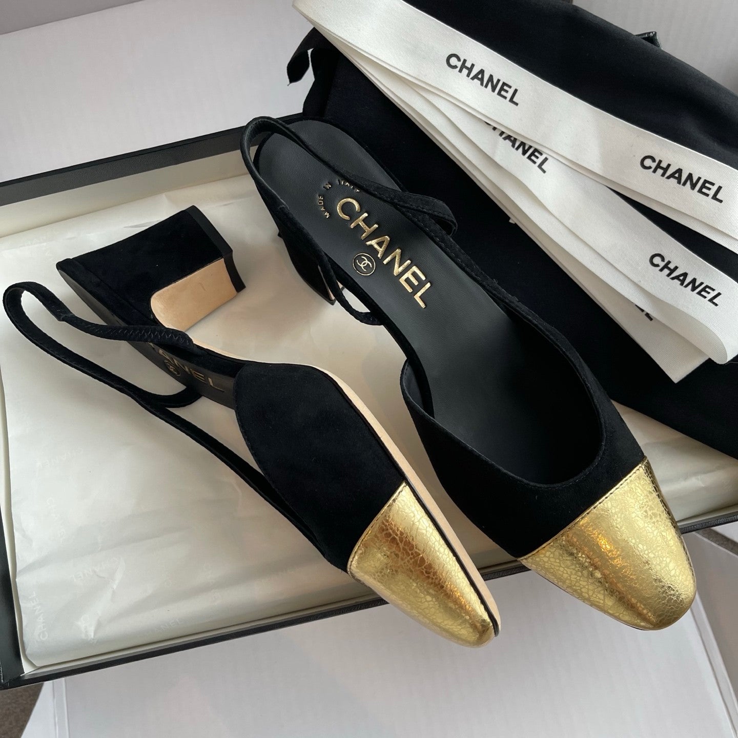 Chanel Bow Ballet Shoes #381461