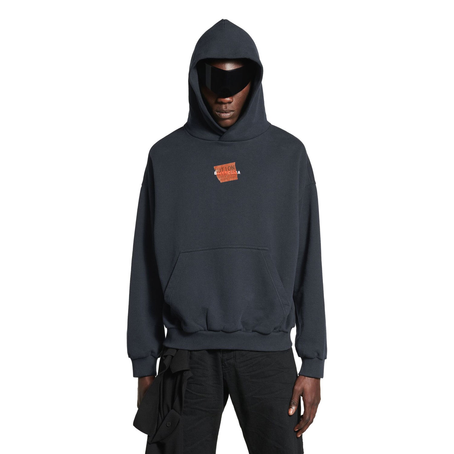 Balenciaga ﻿TAPED BALENCIAGA BACK HOODIE Men's And Women's Spring/Fall Fashion Casual Letter Embroidered Tape Hoodie Long Sleeve Sweatshirt #78578