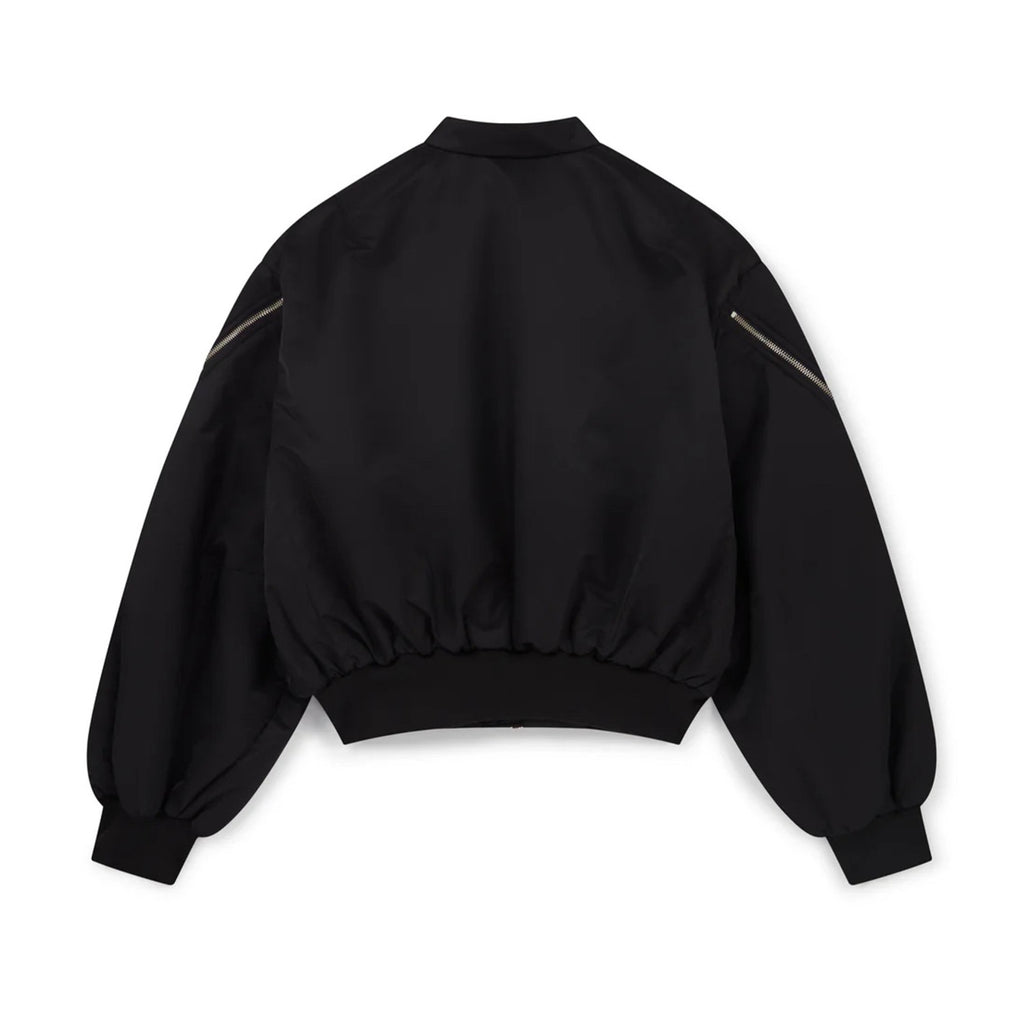 Mowalola My City Zip Jacket Ma-1 Bomber Yvl Playboicarti Autumn Winter High Street Dark Hip Hop Round Neck Long Sleeve Jacket Ngvp #1349