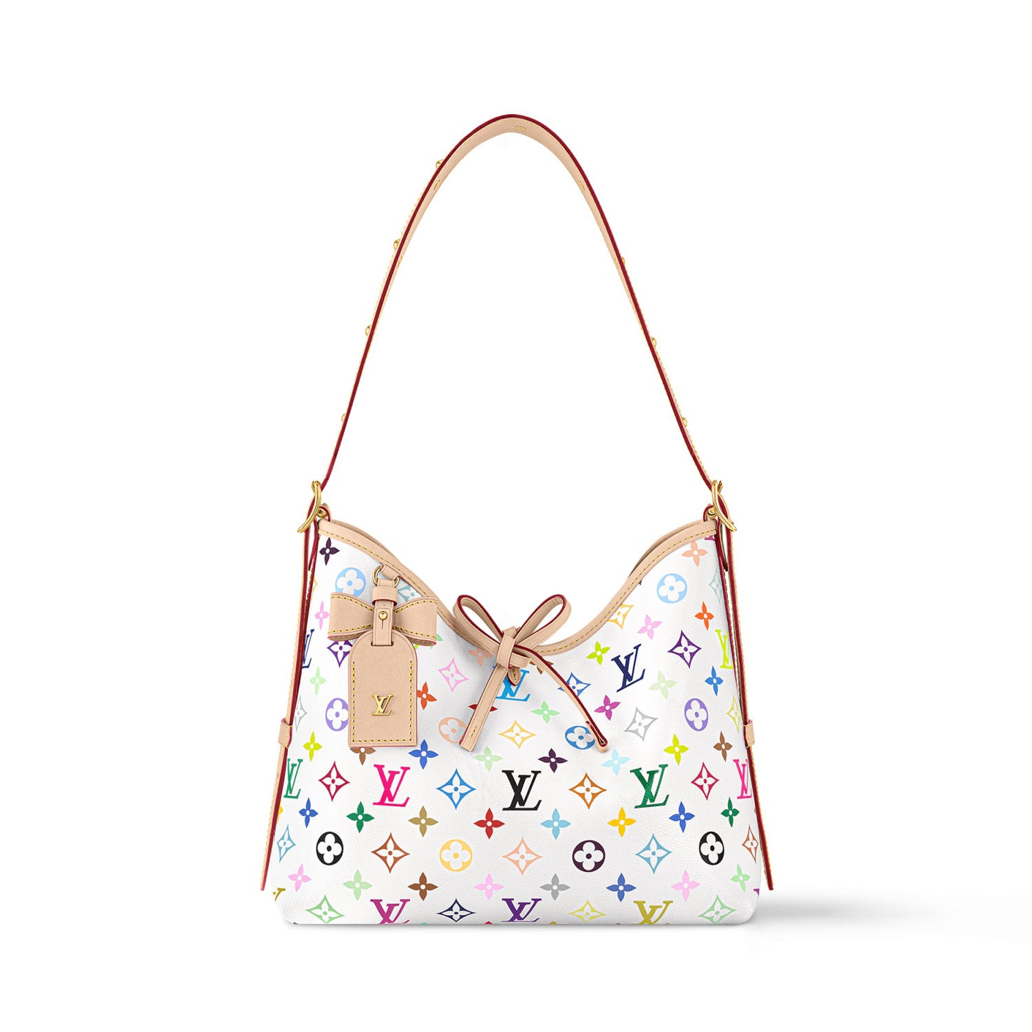 Louis Vuitton LV x TM CARRYALL Women's Detachable Adjustable Shoulder Strap Colorful Logo Printed Coated Canvas Tote Shoulder Bag Bags #75465
