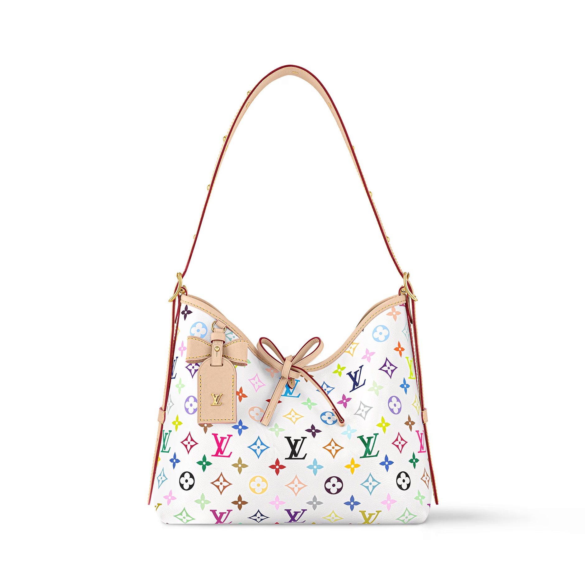Louis Vuitton LV x TM CARRYALL Women's Detachable Adjustable Shoulder Strap Colorful Logo Printed Coated Canvas Tote Shoulder Bag Bags #75465
