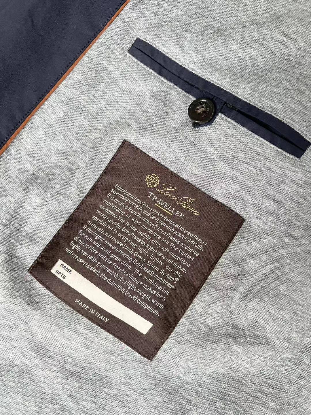 Loro Piana Standing Collar Long Sleeved Jacket #21867