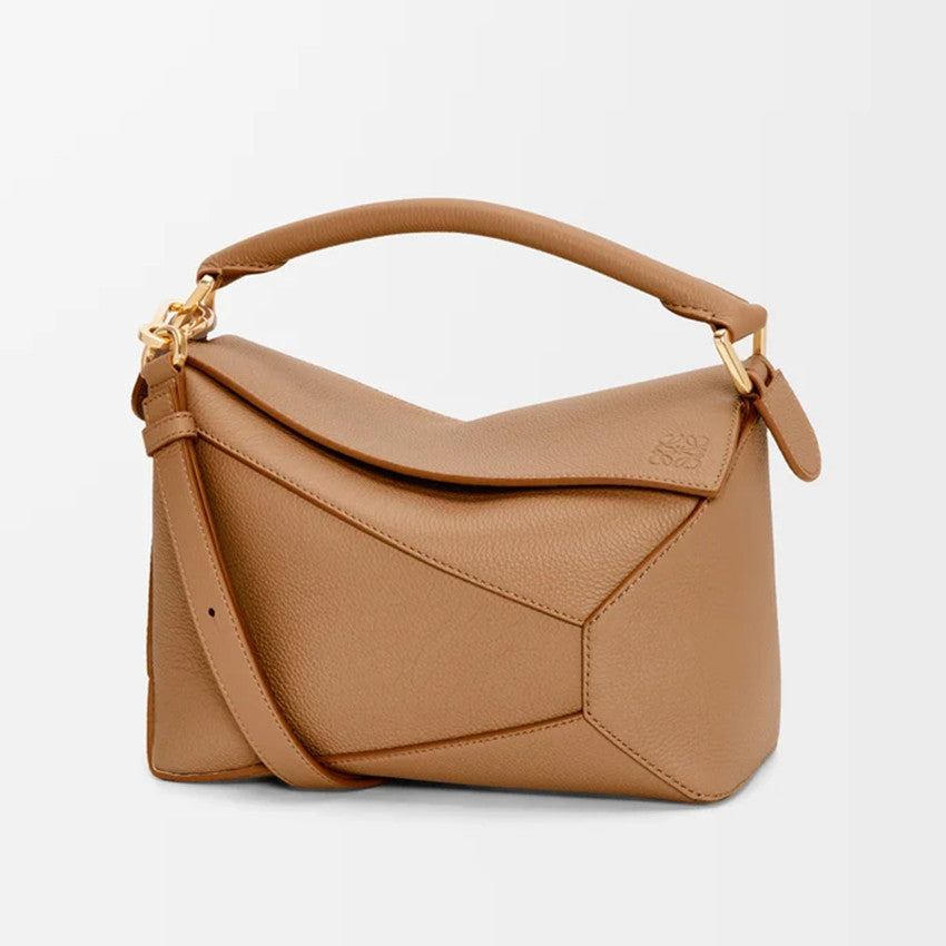 Loewe  Women's Detachable Shoulder Strap Logo Solid Color Small Cowhide Puzzle Handbags Casual Slanting Tote Handbag Bag Bags 0011189438 #76828