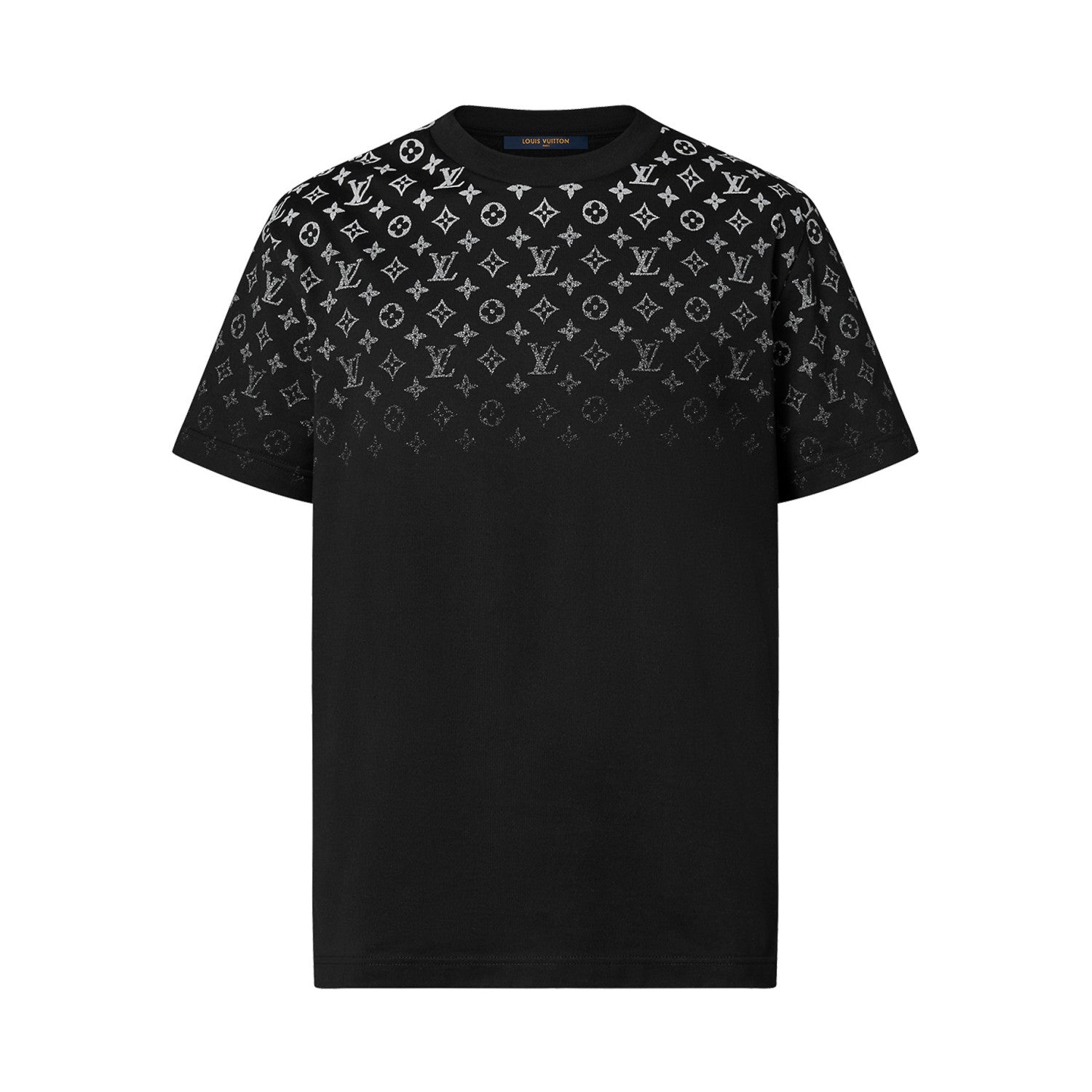 Louis Vuitton Men's Summer Gradient Cotton Round Neck Short Sleeve T-Shirt #97231
