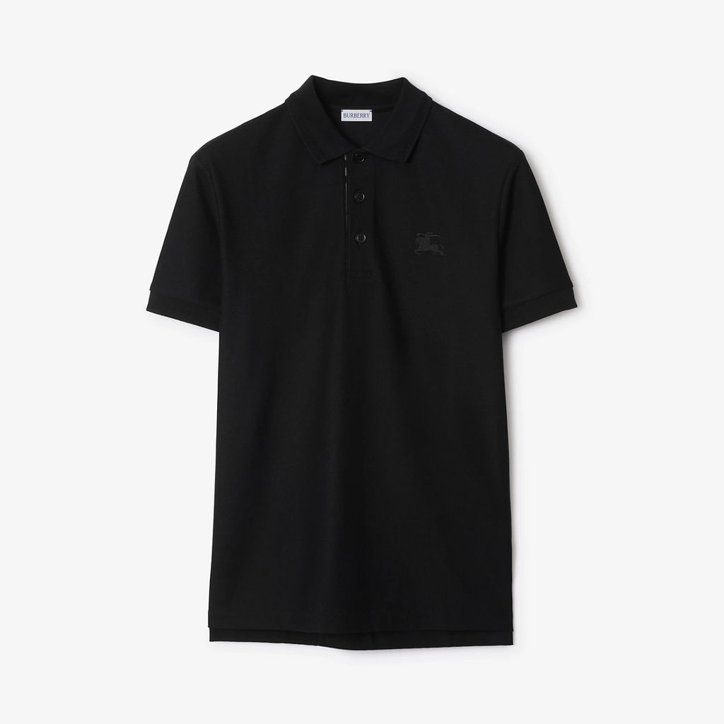 Burberry Men's Summer Solid Color Embroidered Knight Pattern Polo Neck Short Sleeve T-Shirt #76185