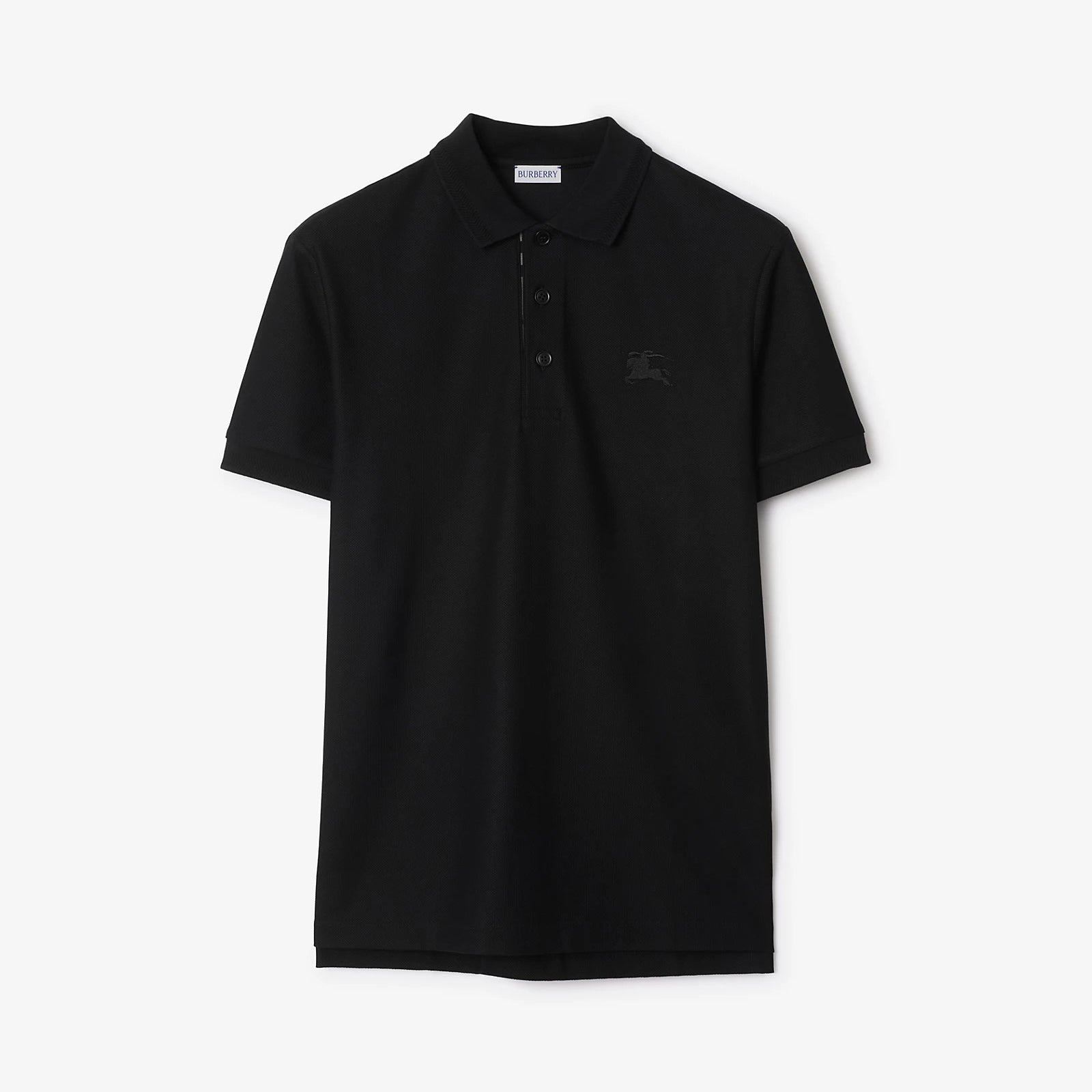 Burberry Men's Summer Solid Color Embroidered Knight Pattern Polo Neck Short Sleeve T-Shirt #76185
