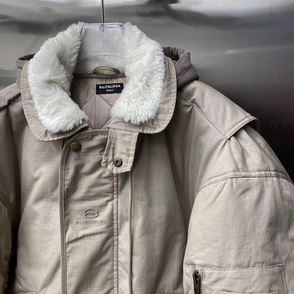 Balenciaga Men's Women's Flying Cotton Jacket Coat #52318