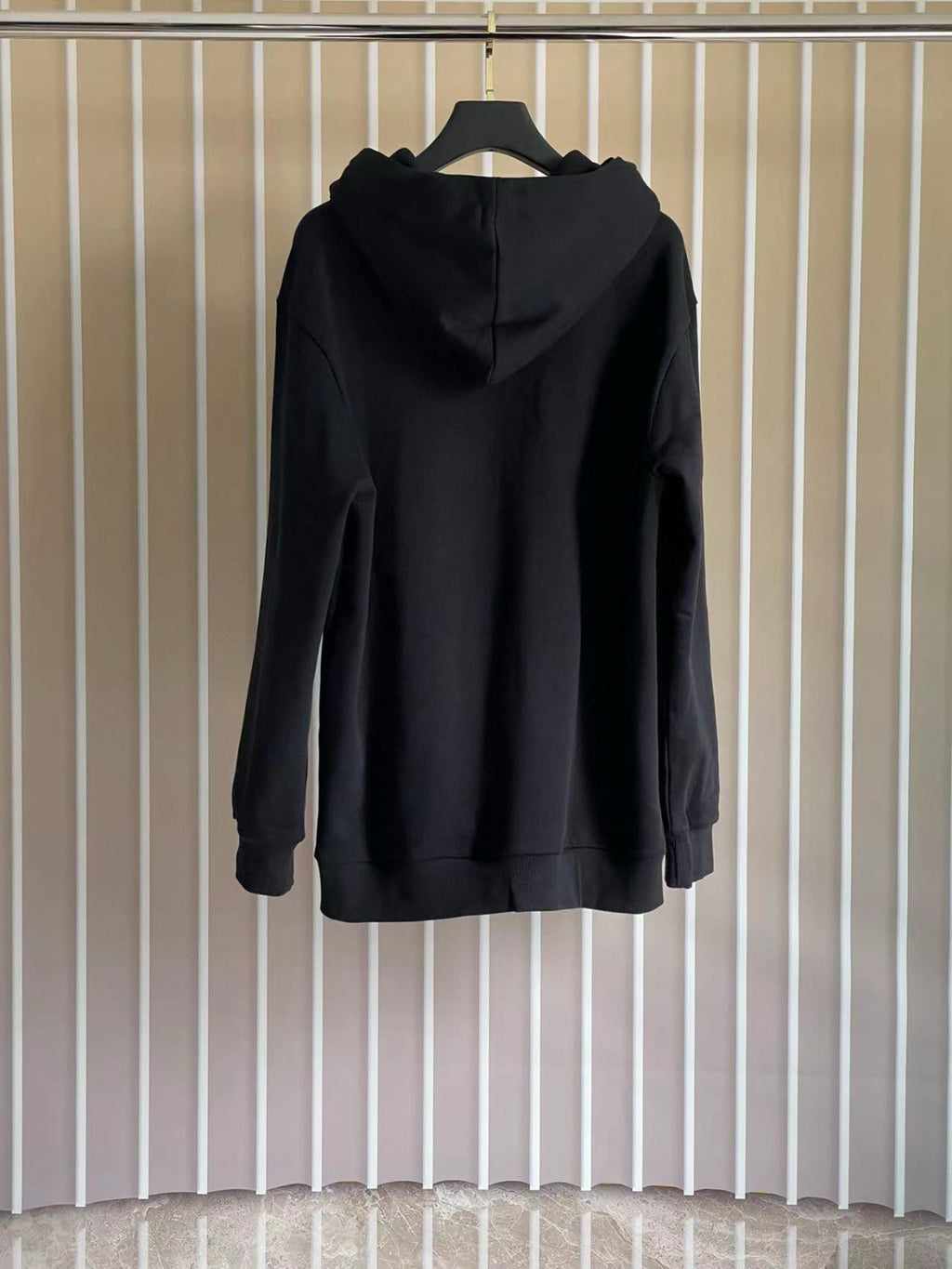 Givenchy Men's Spring Autumn Black Letter Logo Cotton Hooded Sweatshirt Pullover #97736