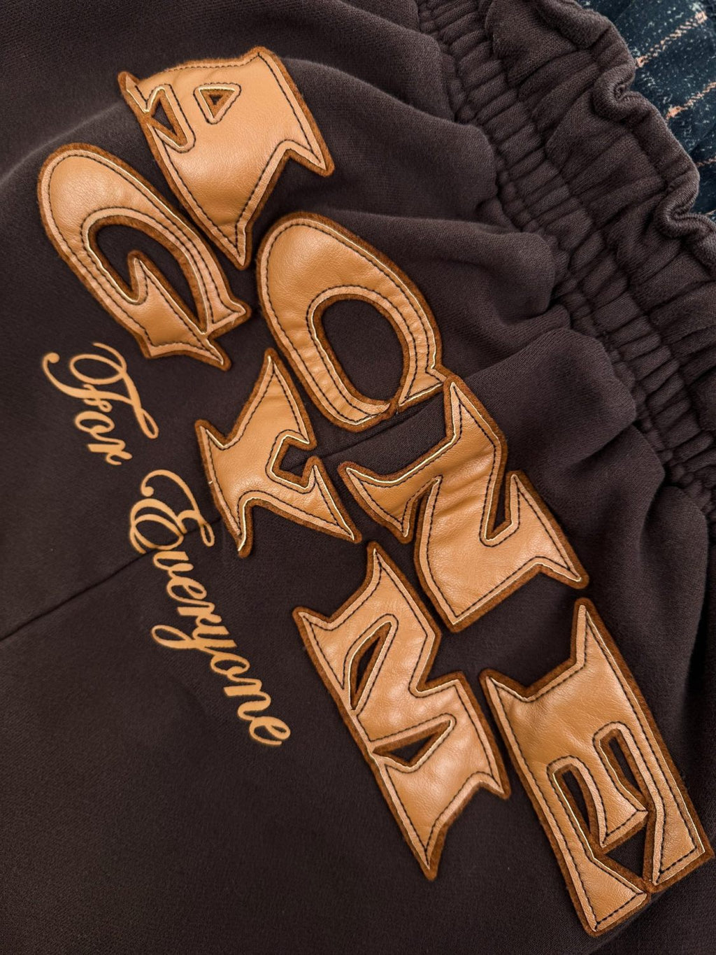 Acne Studios Layered logo sweatpants Dark Brown #336631