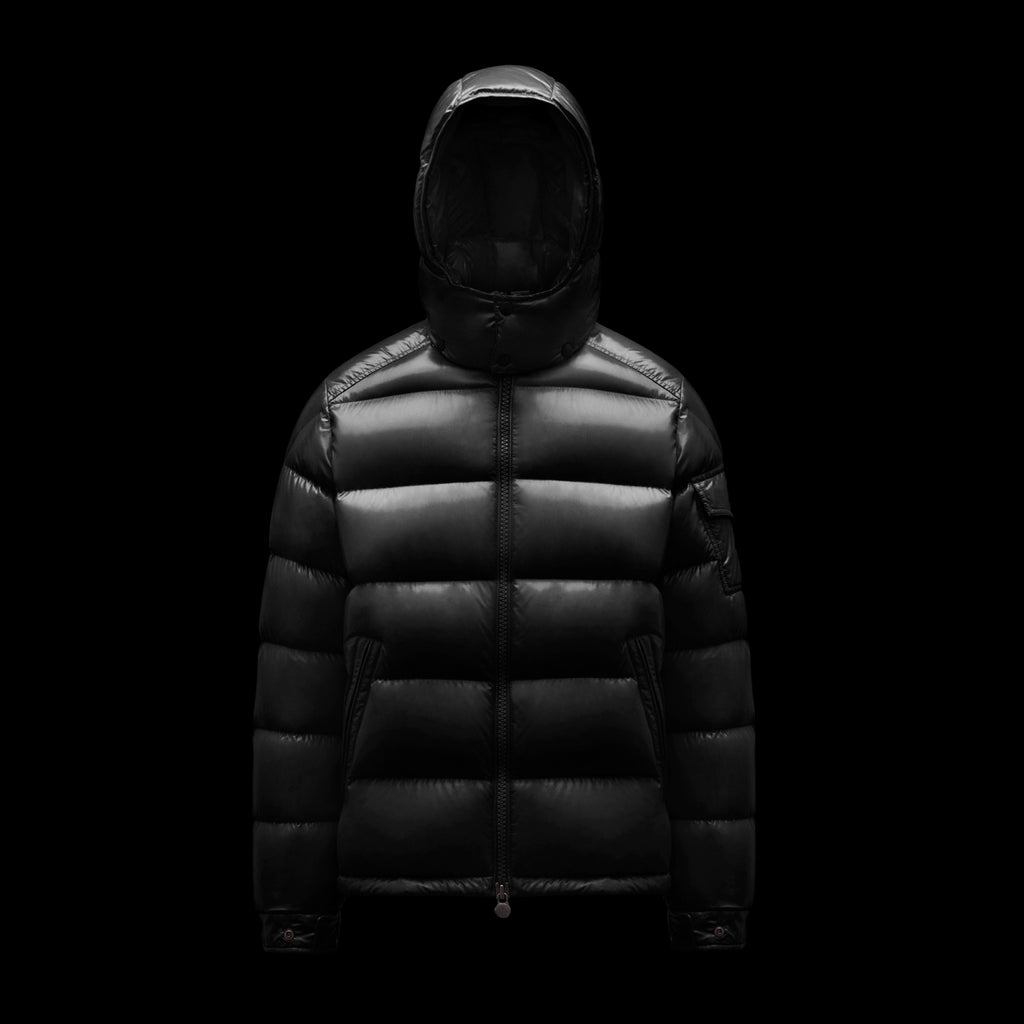 Moncler Maya Men's Winter Black Short Zip Hooded Puffer Down Jacket #97352