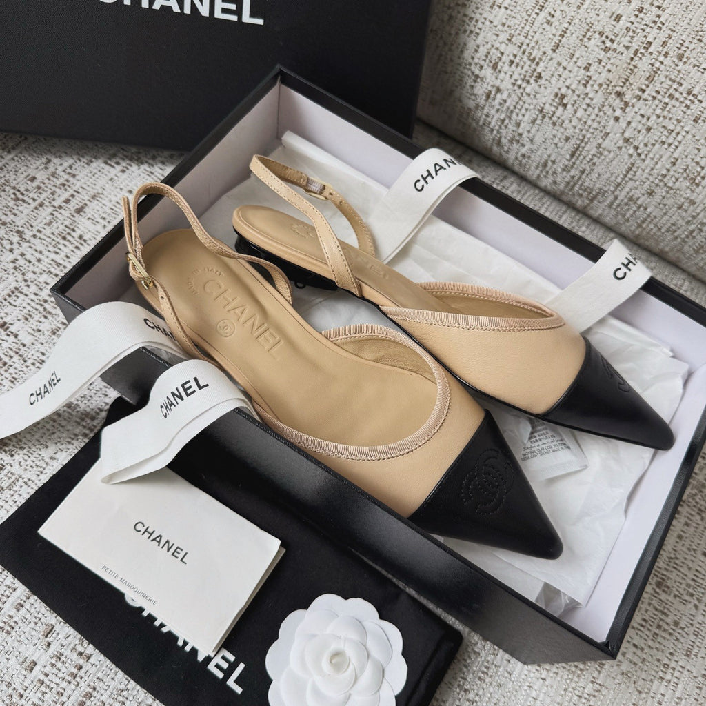 Chanel Spring and Summer High Heels Flat Shoes #378093