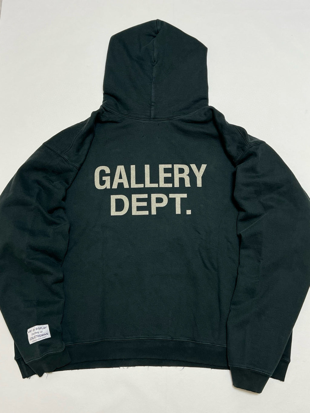 Gallery Dept. Men's And Women's  Spring/fall Fashion Casual Retro Hooded Pullover Long Sleeve Logo Sweatshirt With Letter Print Fleece Lining Sweatshirt  #79267