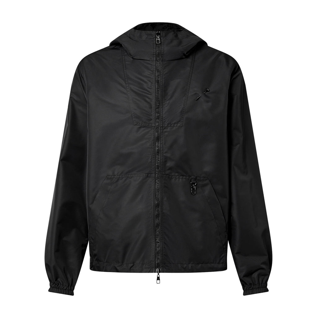 Louis Vuitton Monogram Reversible Nylon Windbreaker Men's Spring and Autumn Solid Color Logo Full Print Reversible Long Sleeve Zipper Jacket #98178