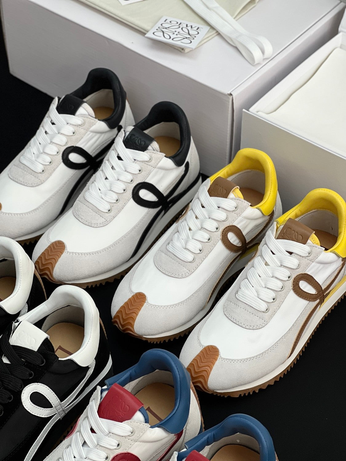 LOEWE Flow Runner 2.0 in Nylon and Suede #385055