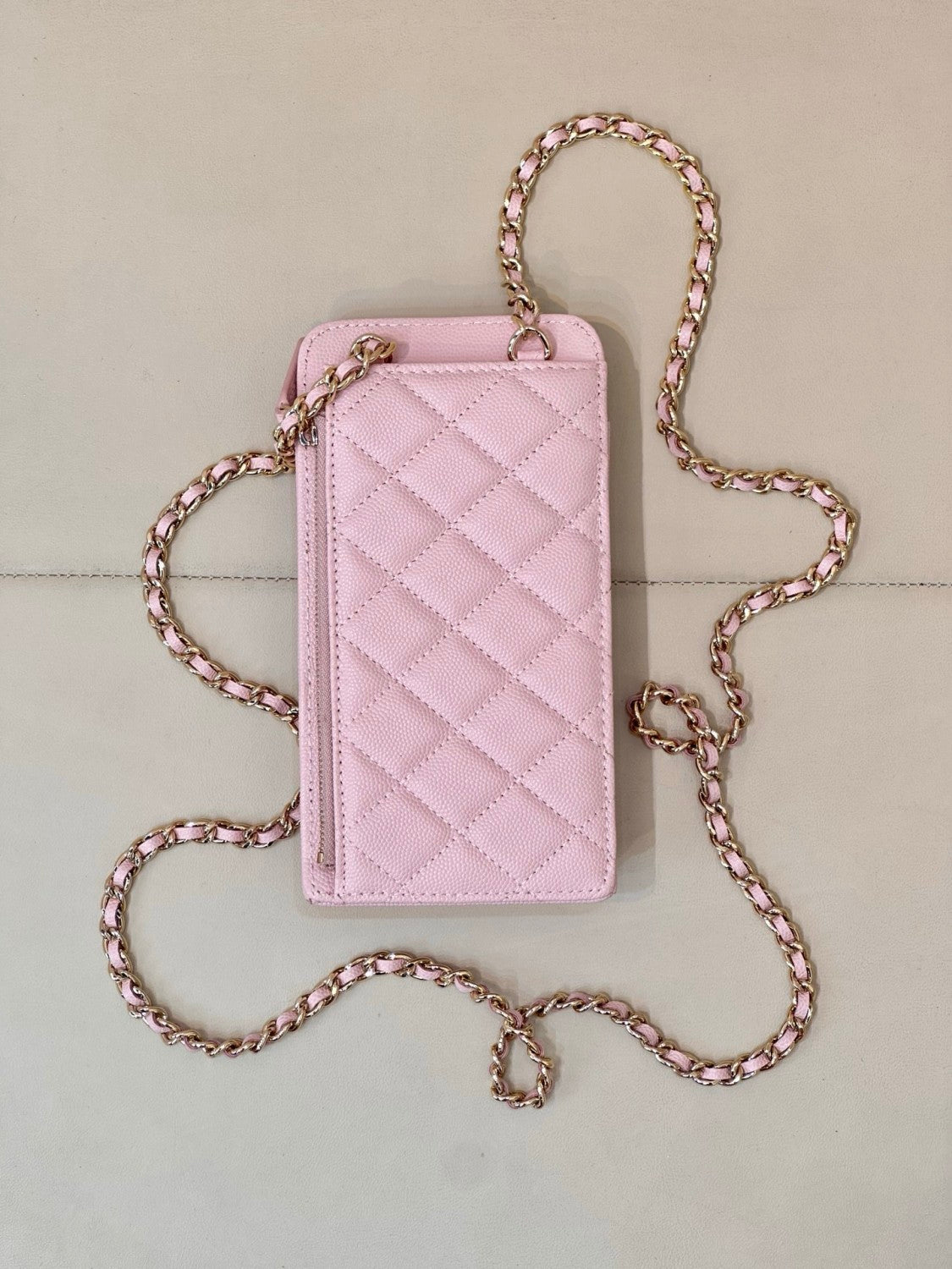 Chanel Women's Fashion Casual Leather Chain Logo Mobile Phone Bag Coin Purse Card Holder Bag Bags #78386