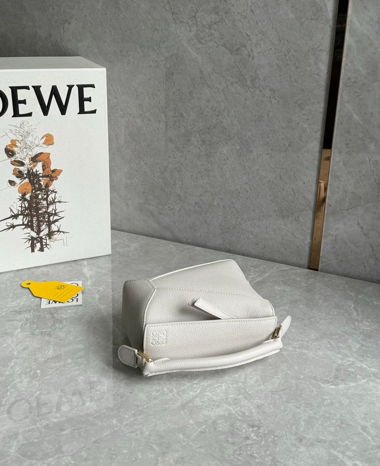Loewe Women's Fashion Classic Solid Color Small Mini Soft Grained Cowhide Leather Puzzle Handbag Tote Shoulder Bag Bags A510P88X16-9567 #78731