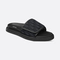 Dior Dior Aqua Men's And Women's Summer Fashion Casual Round Toe Open Back Oblique Print Fabric Flip Flops Sandals Shoes #79178