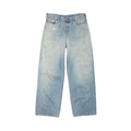 Acne Studios Men's Four Seasons Solid Color Graffiti Aged Straight Leg Loose Low Waist Wide Leg Denim Pants Ngvp #8745