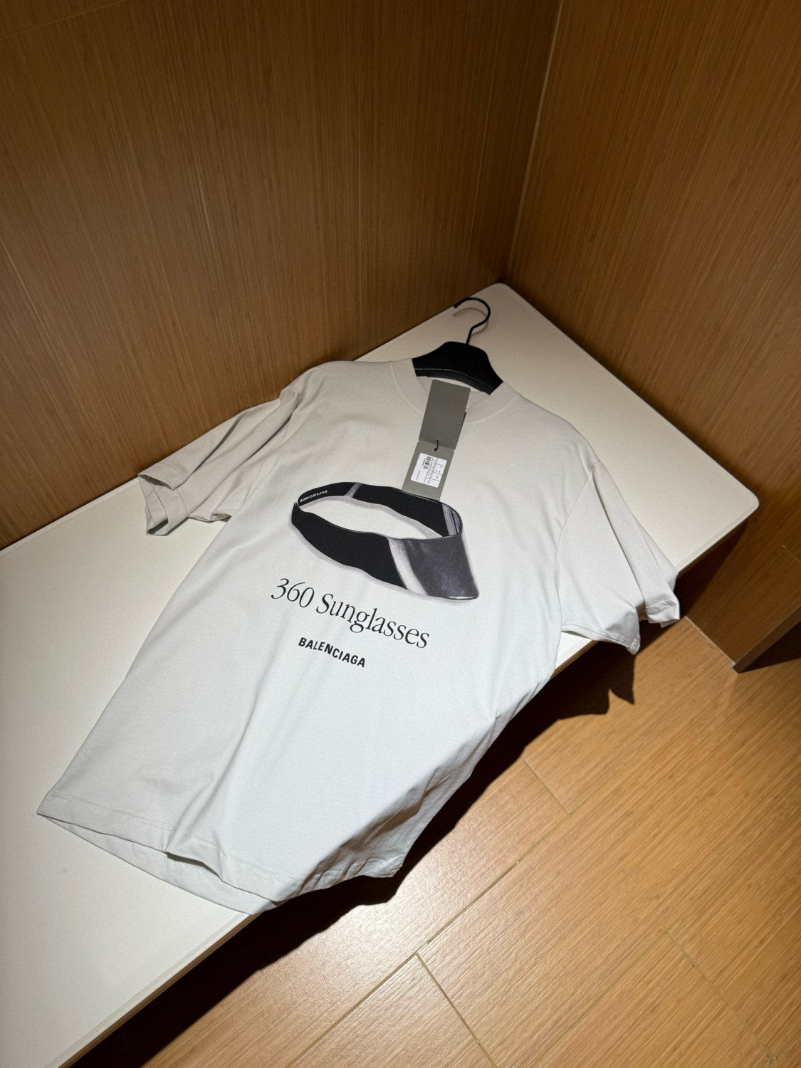 Balenciaga Men's And Women's Summer Graphic Print White Round Neck Cotton Short Sleeve T-shirt #75741