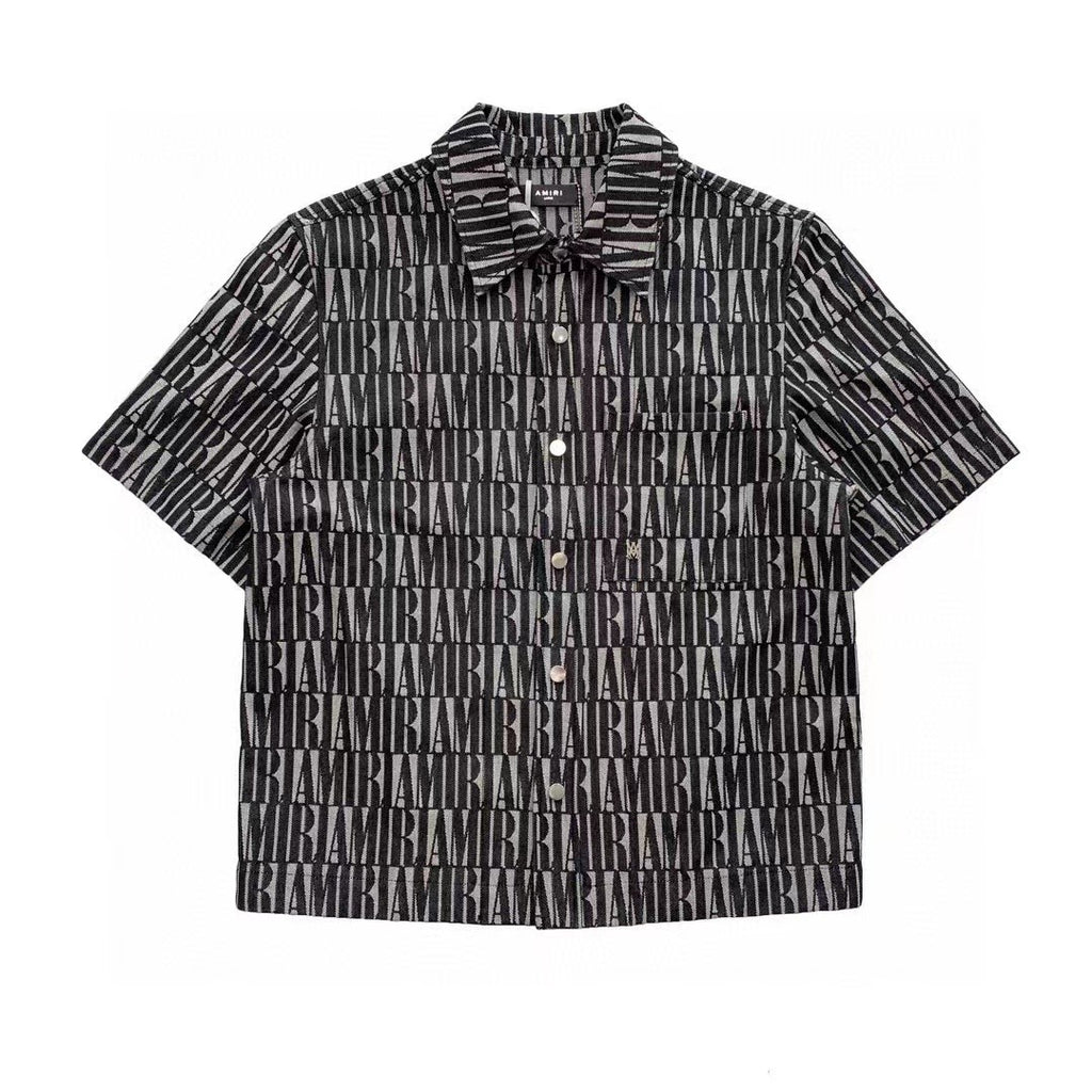 Amiri Short sleeved buttoned shirt T-shirt #94741