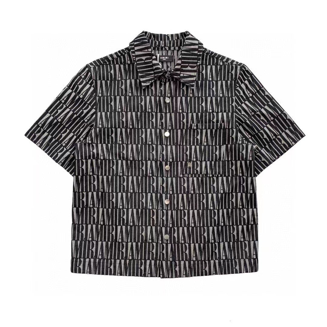 Amiri Short sleeved buttoned shirt T-shirt #94741