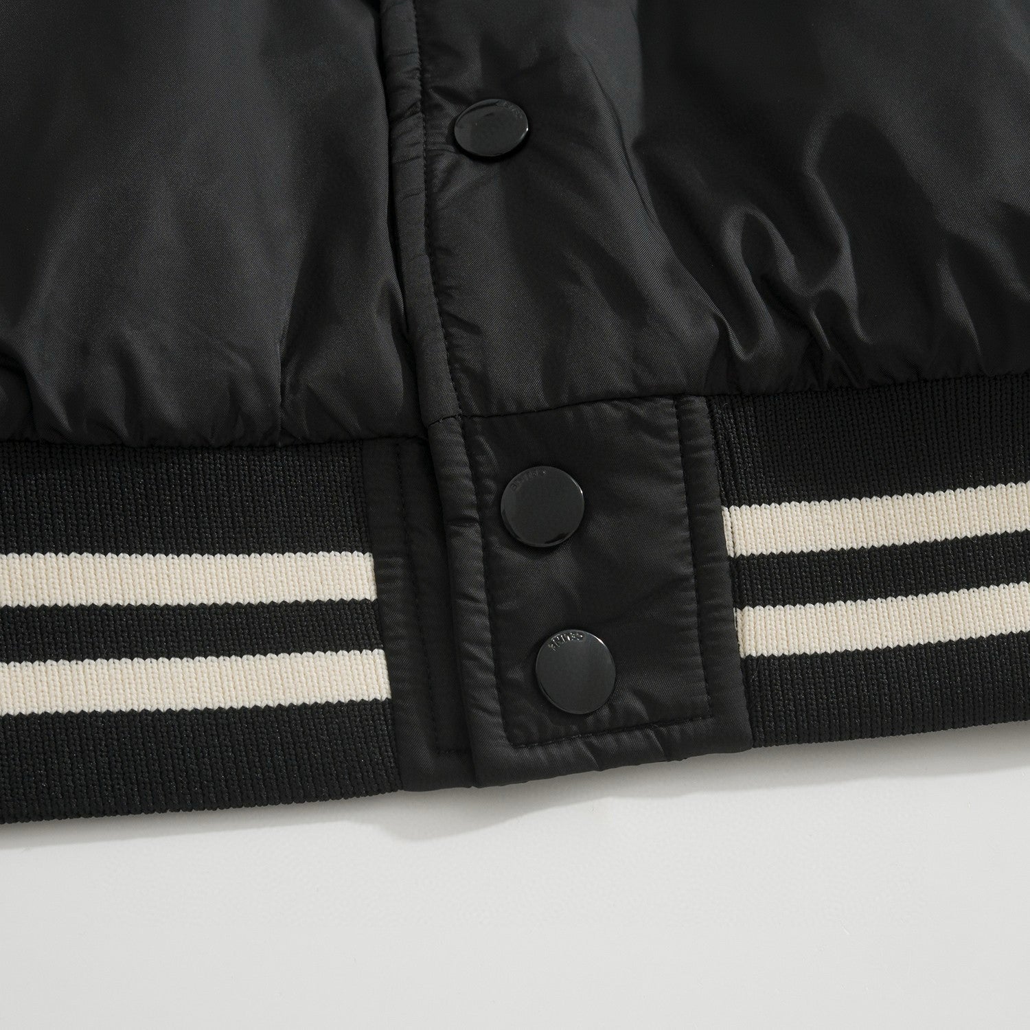 Celine Men's Spring/Fall Logo Single-Breasted Solid-Color Striped Collar Casual Loose-Fit Baseball Jacket Long-Sleeve Cotton Jacket #81534