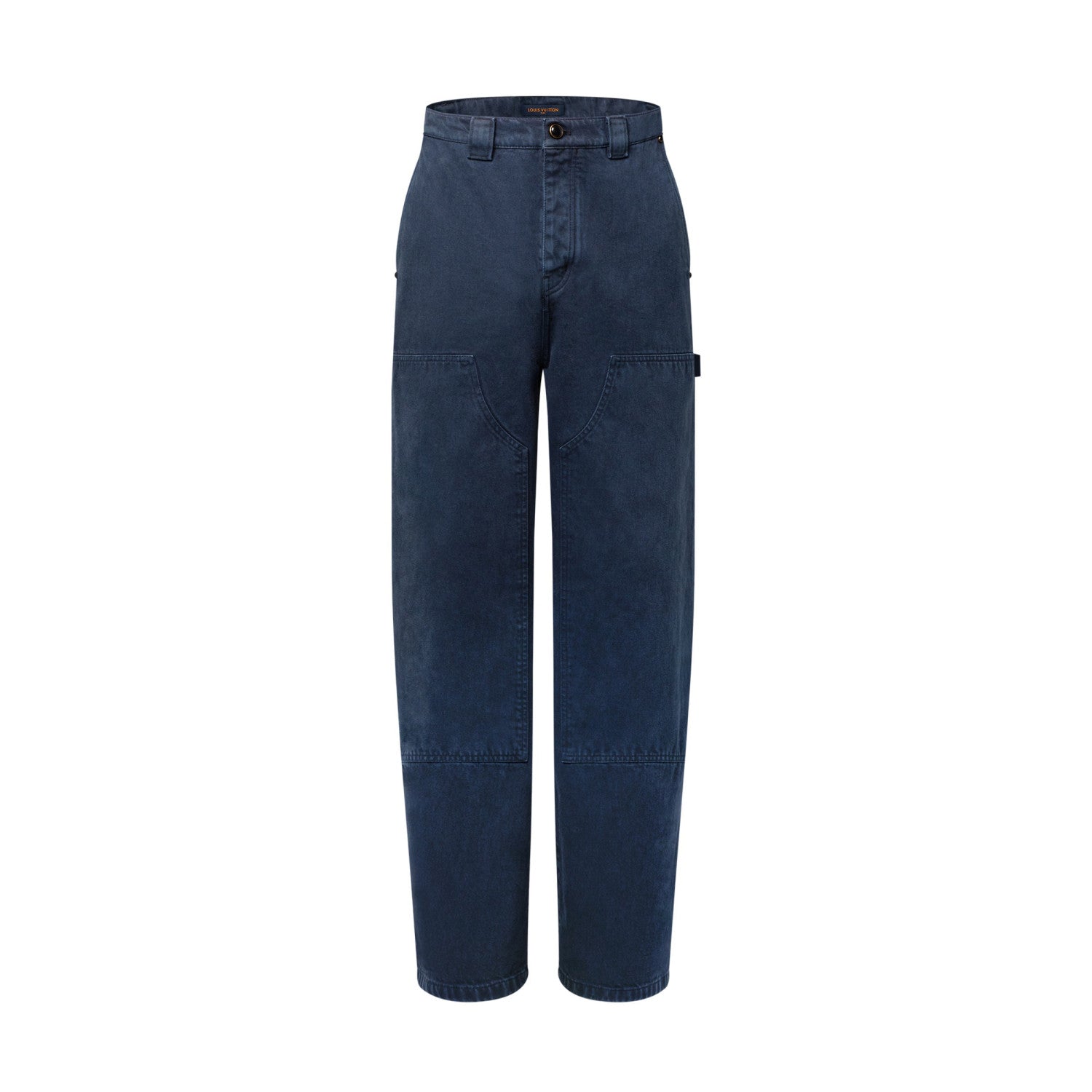 Louis Vuitton TYPE II Men's Spring/Autumn Solid Colour Embroidered Letter Print Pocket Single-Breasted Long-Sleeved Denim Jacket and Casual Denim Trousers Pants Set Suit #77715