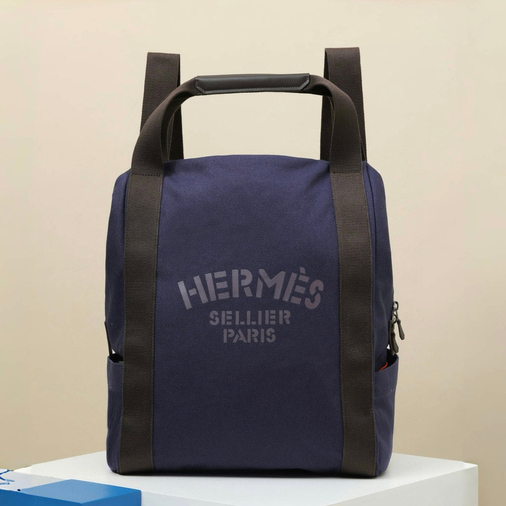 Hermes Men's wear and Women's Fashion Casual Patterned Print Color-Block Backpack Bag Bags #78792