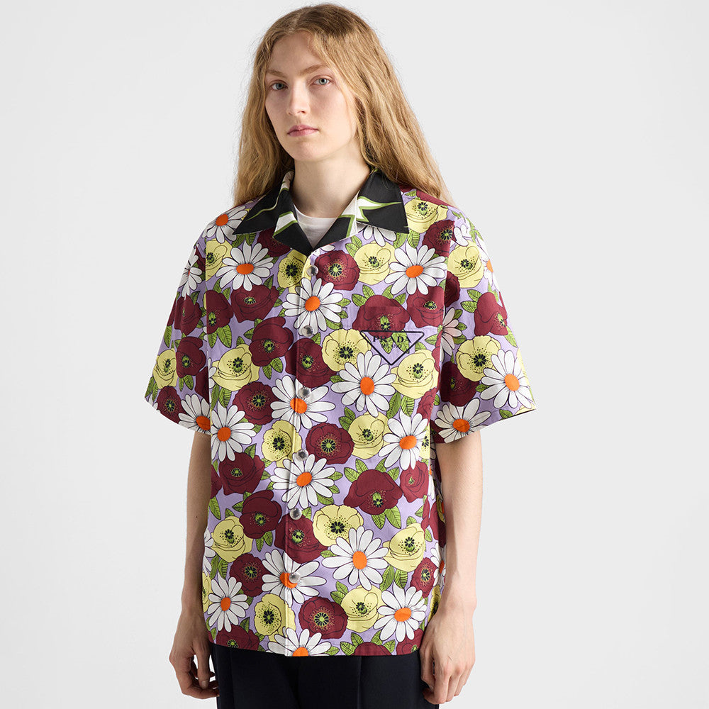 PRADA Timecapsule Printed Cotton Shirt #378085