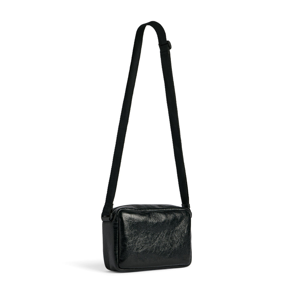 Balenciaga Men's And Women's Fashion Classic Solid-color Metal Badge Decorated Lambskin Shoulder Bag Crossbody Bag Bags 6461382AB0R1000 #79473
