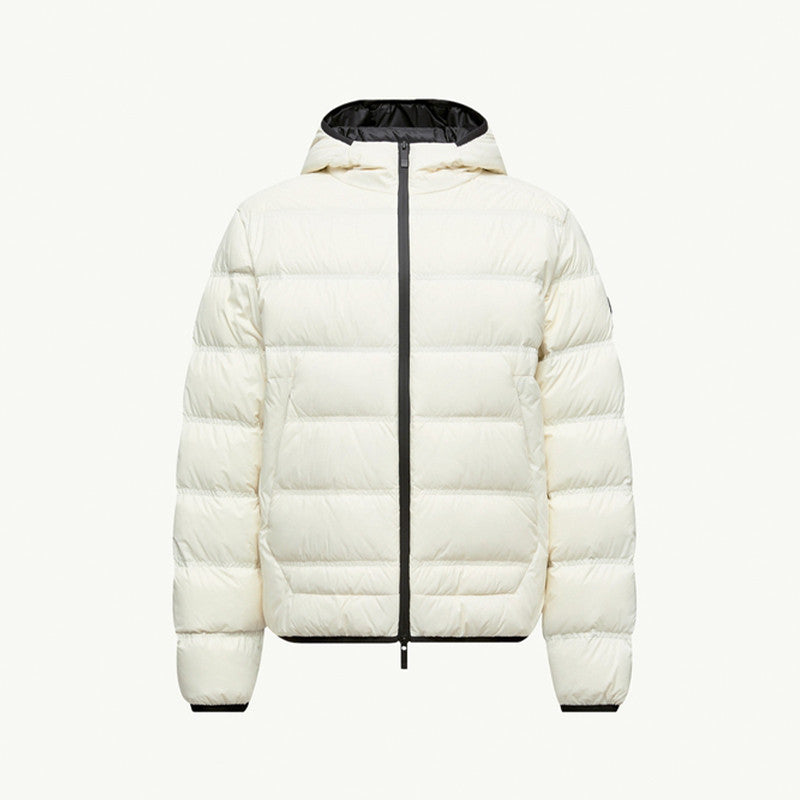 Moncler Men's & Women's Gardy Hooded Short Puffer Down Jacket Fall/Winter Solid Color Zipper-Front Slim Fit Down Jacket #81531