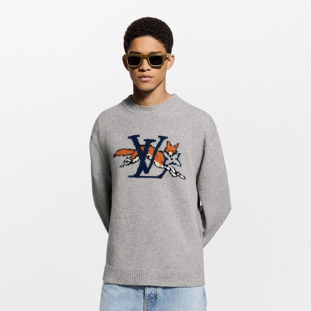 Louis Vuitton Chunky Wool-Cashmere Crewneck #336563