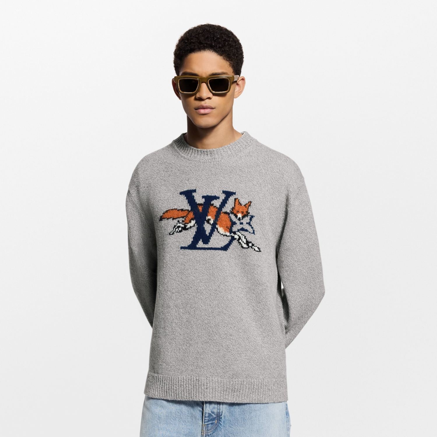 Louis Vuitton Chunky Wool-Cashmere Crewneck #336563