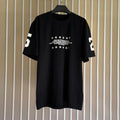 Givenchy Men's Summer Black Graffiti Logo Round Neck Cotton Short Sleeve T-Shirt #97882