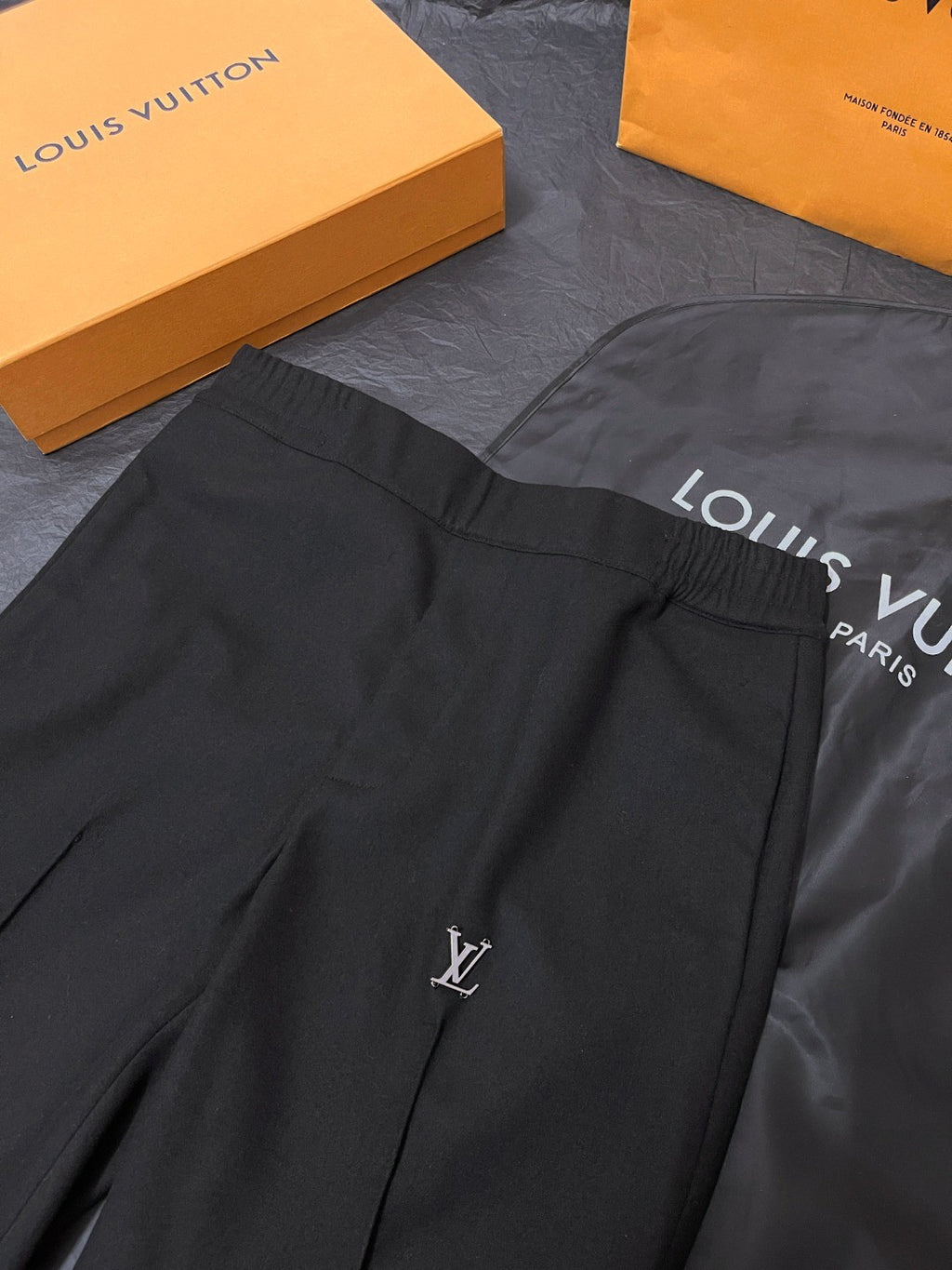 Louis Vuitton Tailored Technical Wool Track Pants #334472