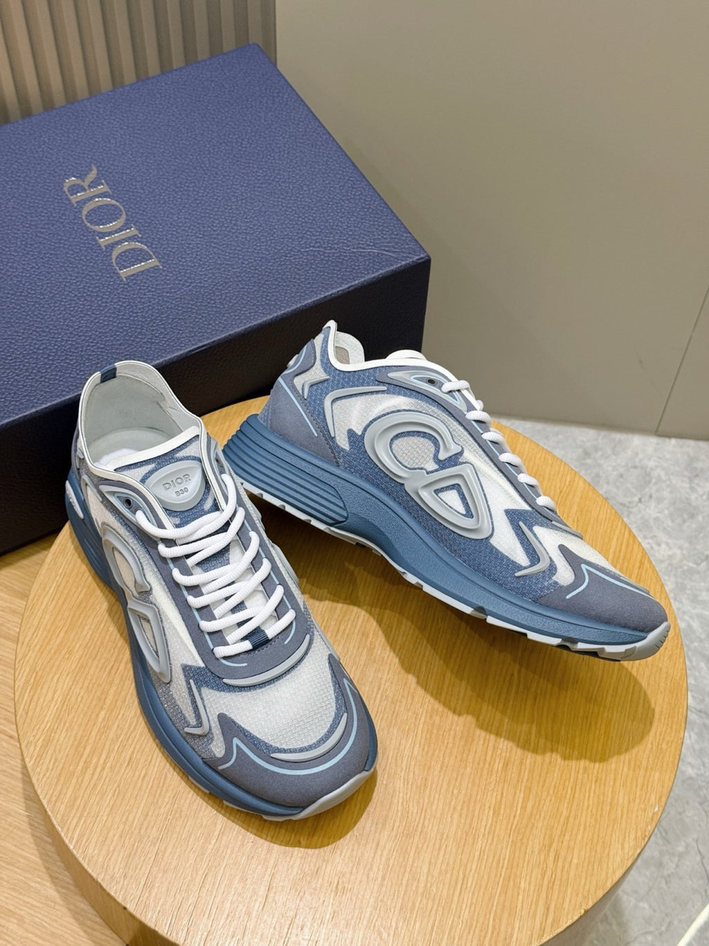 DIOR B30 Countdown Tech Sneaker Semi-Transparent N3O Nylon Technical Fabric and Rubber #381134