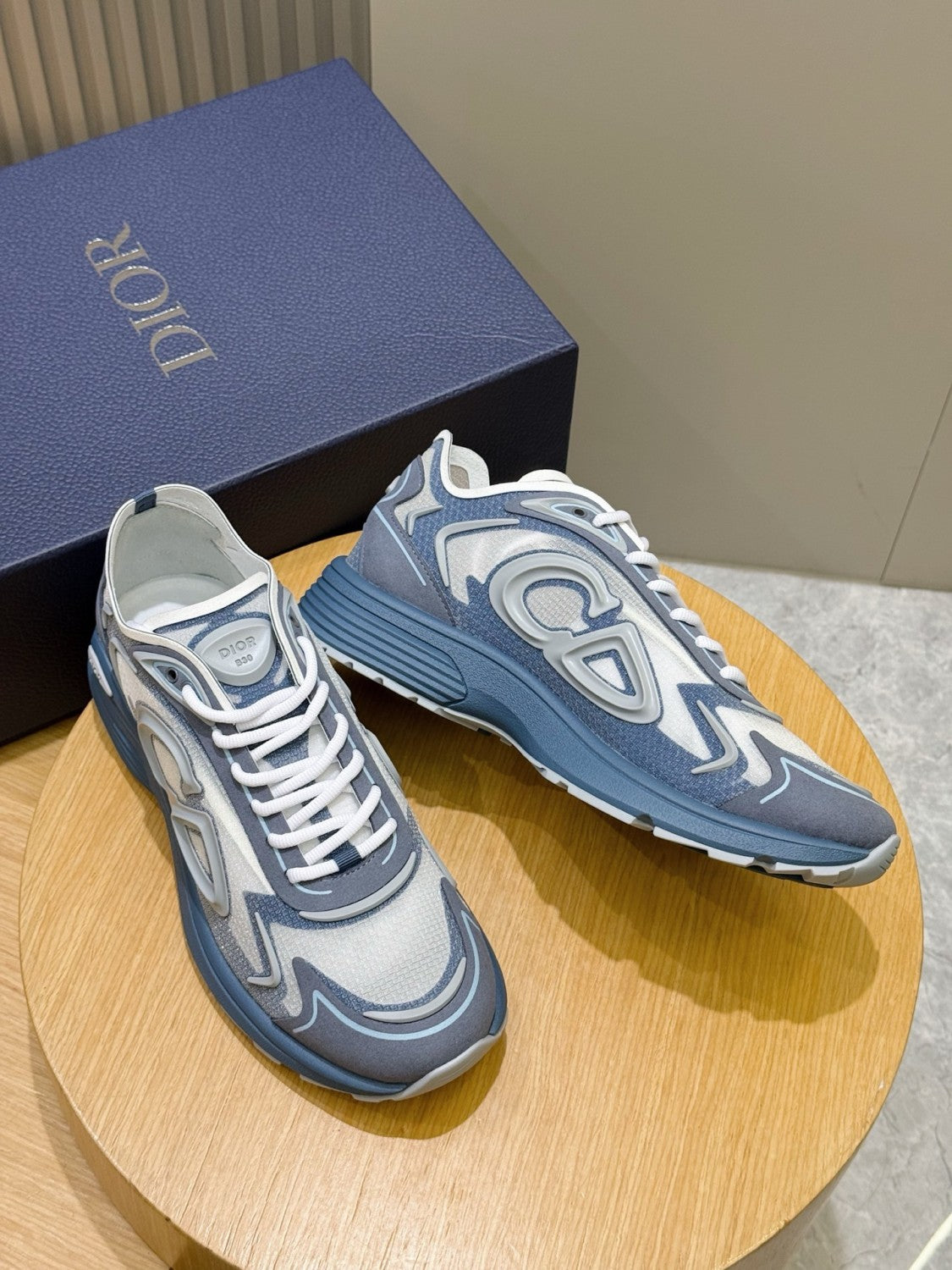DIOR B30 Countdown Tech Sneaker Semi-Transparent N3O Nylon Technical Fabric and Rubber #381134