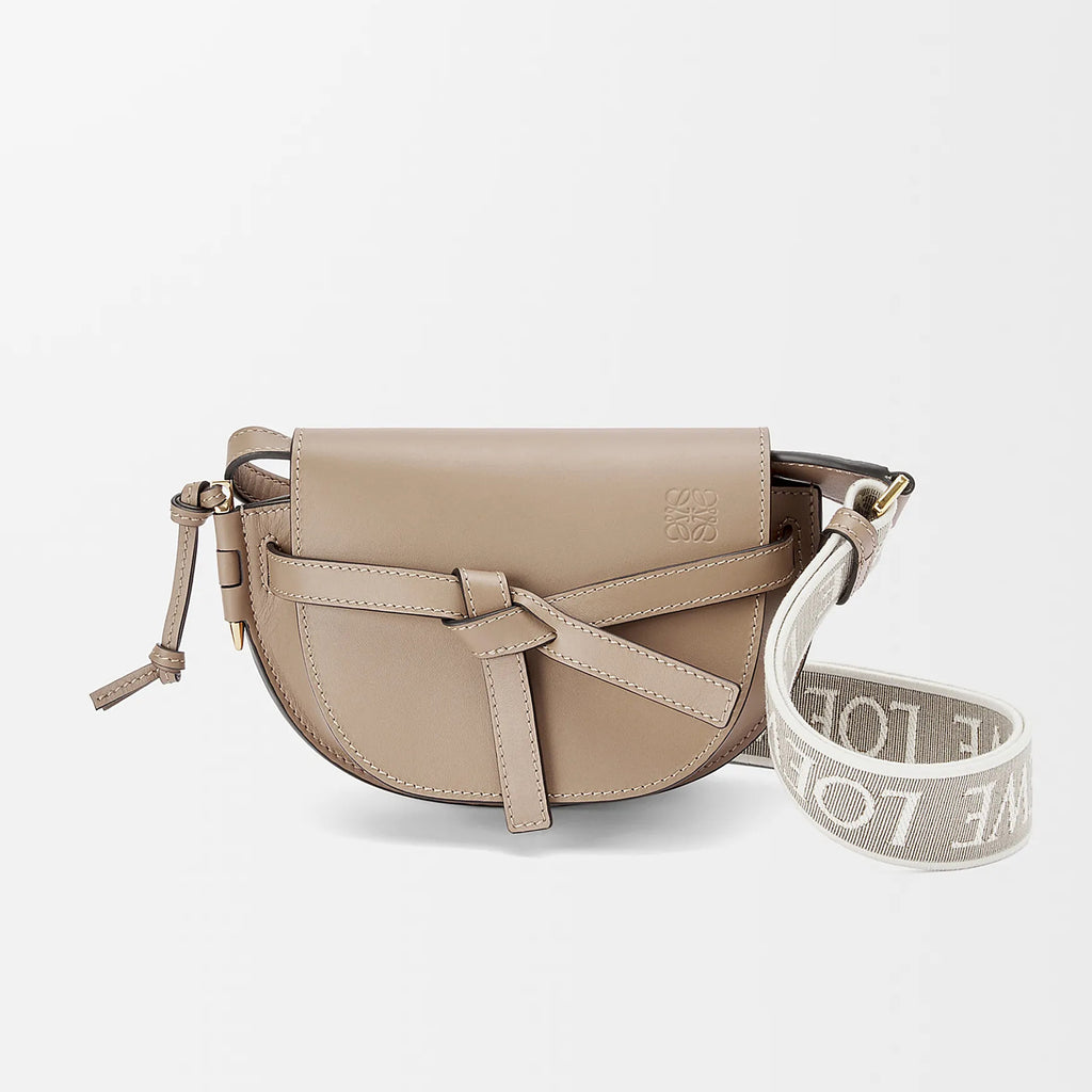 Loewe Women's Solid Colour Adjustable Shoulder Strap Mini Soft Cowhide Jacquard Gate Dual Shoulder Crossbody Handbag Bag Bags #76932