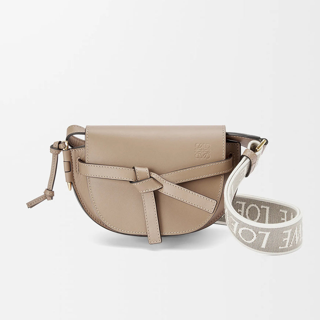 Loewe Women's Solid Colour Adjustable Shoulder Strap Mini Soft Cowhide Jacquard Gate Dual Shoulder Crossbody Handbag Bag Bags #76932