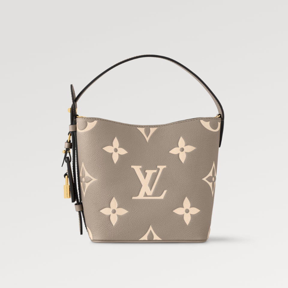 Louis Vuitton Women's ALL IN BB Handbag Logo Metal Padlock Leather Solid Color Shoulder Tote Bucket Bag Bags M13045 #81163