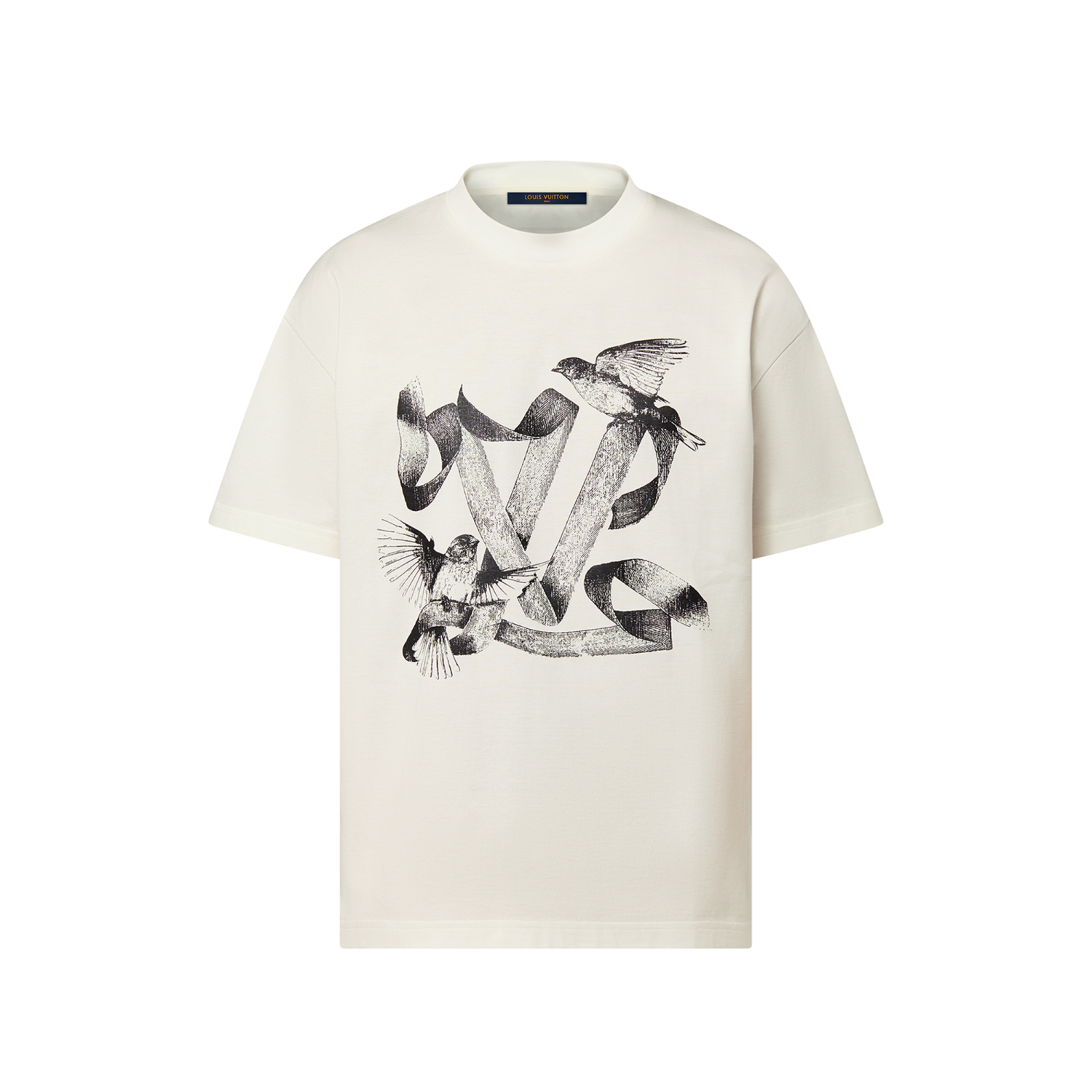 Louis Vuitton Loose Cotton Printed Short Sleeved T-Shirt #21716