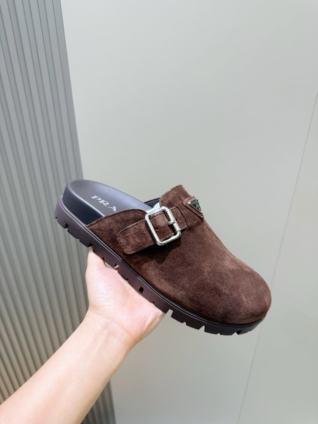 PRADA Suede Mules #384747